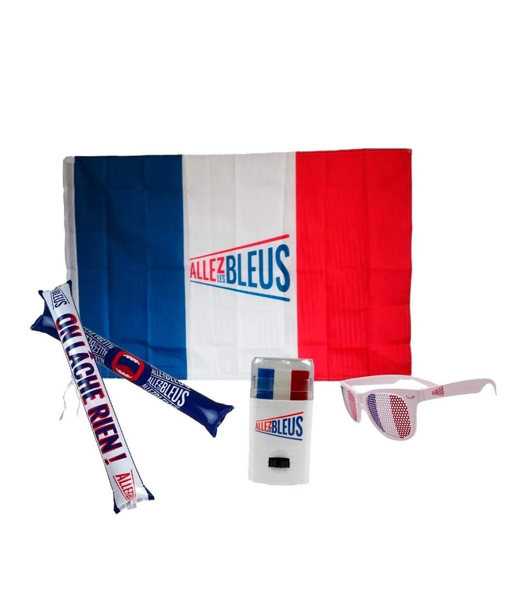 Set supporter equipe de france allez les bleus-1