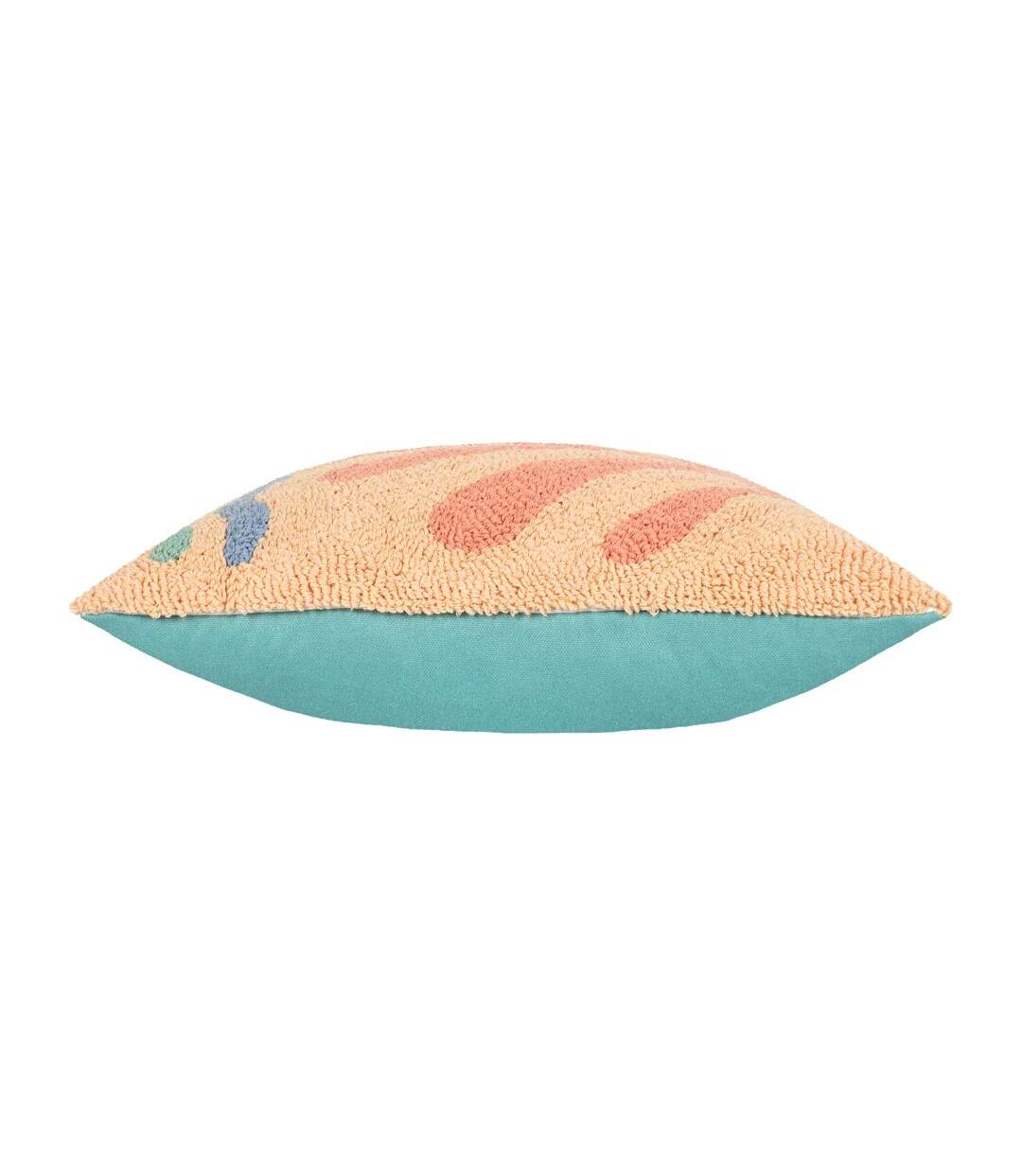 Knitted coral cushion cover 45cm x 45cm just peachy Heya Home