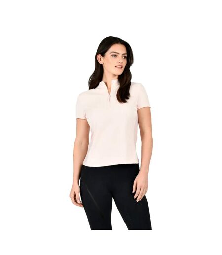 Womens/ladies Rome Short-sleeved Riding Top Blush Weatherbeeta