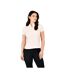 Womens/ladies Rome Short-sleeved Riding Top Blush Weatherbeeta-2