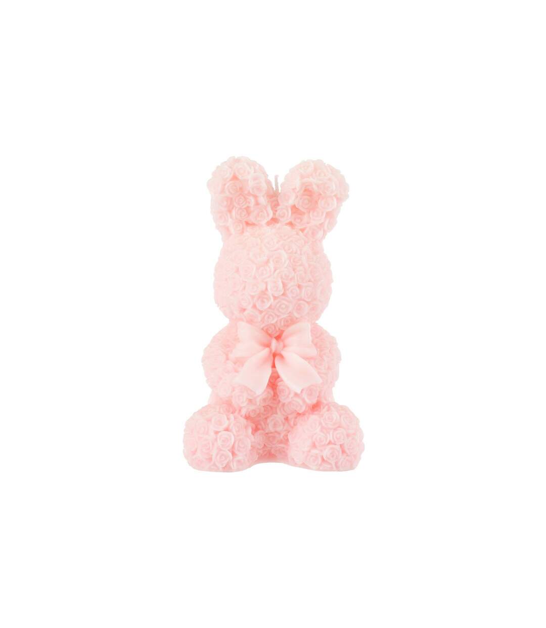 Bougie Parfumée Déco Lapin 23cm Rose-1