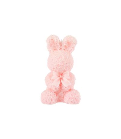 Bougie Parfumée Déco Lapin 23cm Rose