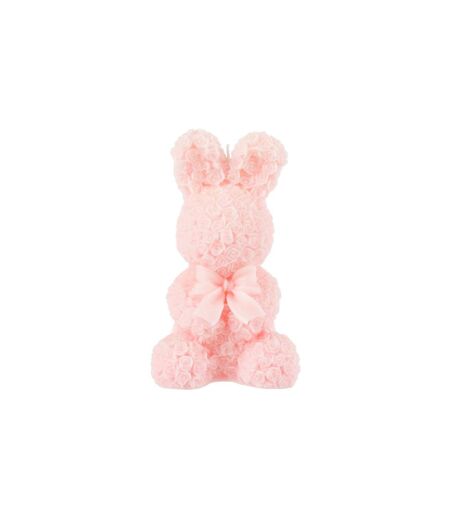 Bougie Parfumée Déco Lapin 23cm Rose