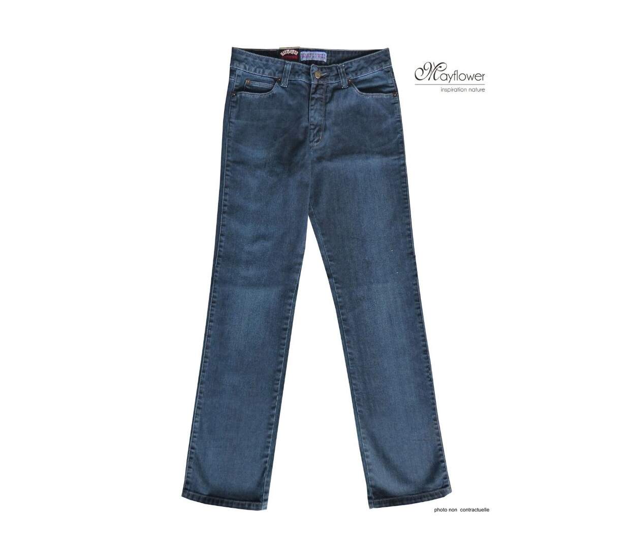 Jean Femme Confort Mayflower SOPHIA Taille Haute Extensible-5