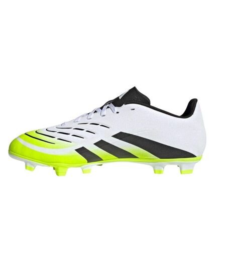 Chaussures De Foot Pour Terrain Ferme Predator Club Homme Blanc Noir Citron Adidas