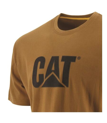 Caterpillar Mens Trademark Logo T-Shirt (Bronze) - UTFS5136