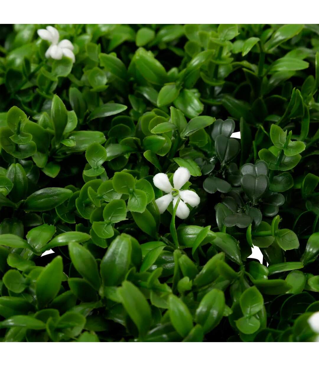 Carré Végétal Artificiel Classique Izy 50cm Vert-2