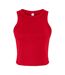 Débardeur Femme Rouge Uni Bella + Canvas-1