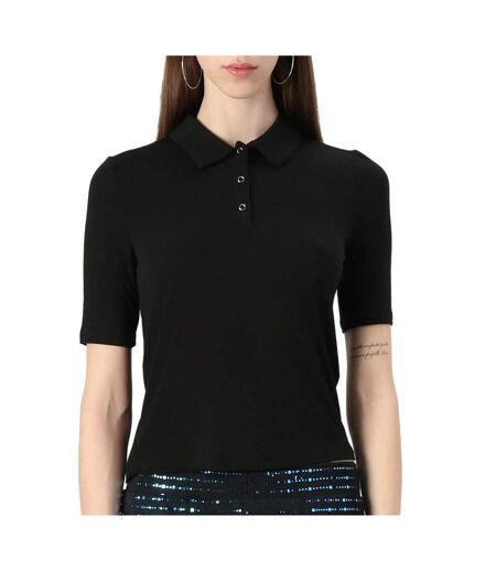 Polo noir femme jdy sanni 2/4