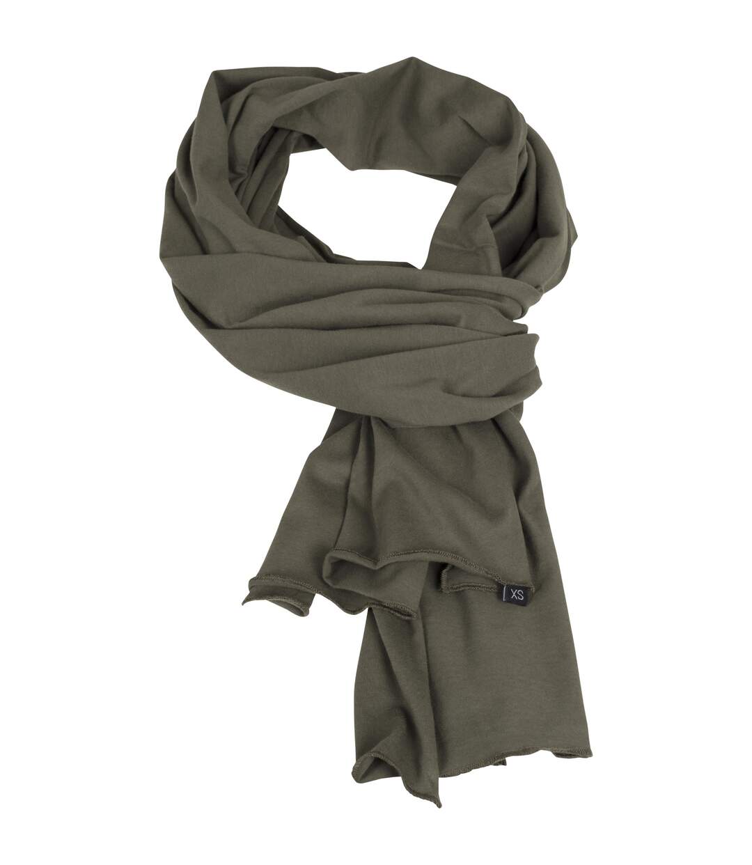 Build Your Brand Adults Unisex Jersey Scarf (Olive) (One Size) - UTRW6492-1