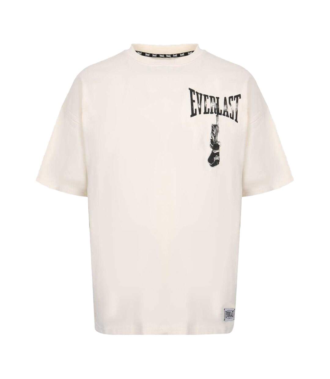 T-shirt Motif/style Gants De Boxe Homme Blanc Everlast-1