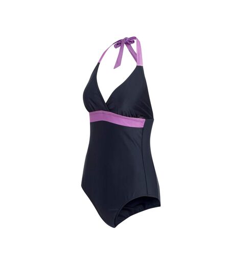 Maillot de bain 1 pièce flavia femme bleu marine / violet Regatta