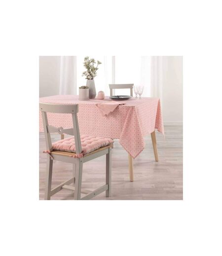 Nappe Imprimée en Coton Fina 140x240cm Rose