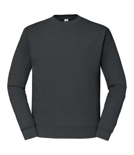 Sweat Classic Adulte Graphite Clair Uni Fruit Of The Loom