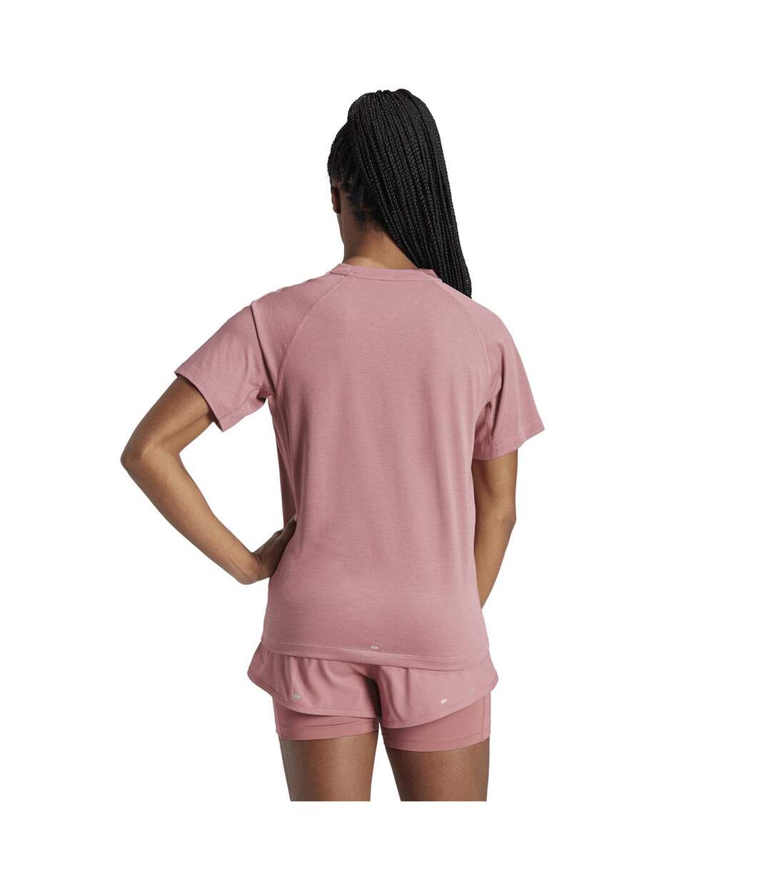 T-shirt Own The Run Femme Rouge Cramoisi Adidas-3