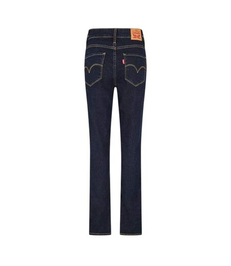 Womens/ladies 721 Denim Skinny Jeans Dark Blue Levis