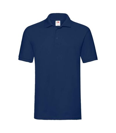Fruit of the Loom Mens Premium Pique Polo Shirt (Navy)