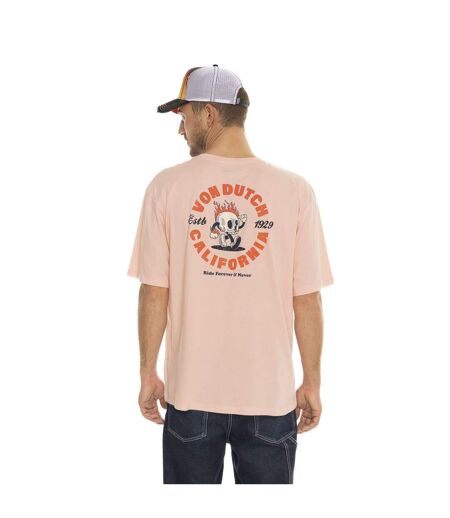 T-shirt homme col rond manches courtes imprimé Dos Relax Fit Walk Vondutch