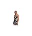Womens/ladies Meridian Floral Tank Top Black Under Armour-1