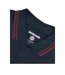 Polo Homme Bleu Marine Foncé Bordeaux Lambretta-4