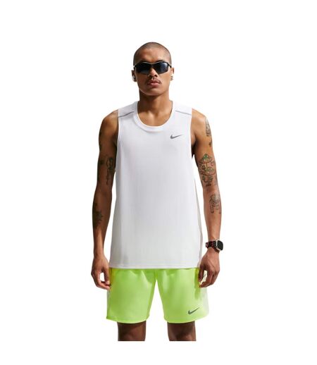 Mens Miler Tank Top White Nike