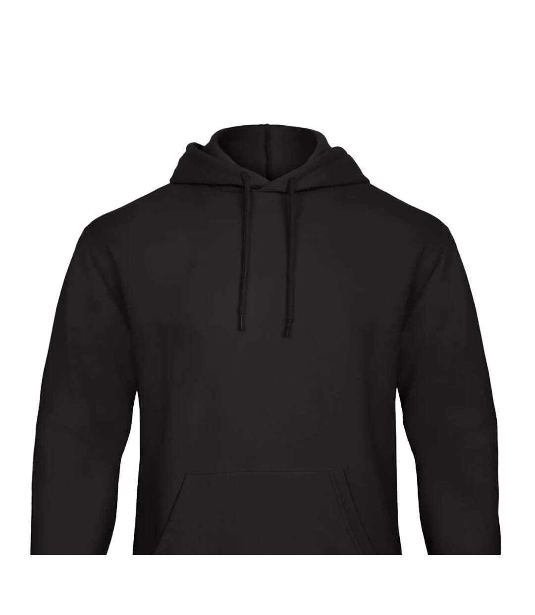 Sweat À Capuche Id.203 50/50 Adulte Noir B&C-2