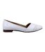Hush Puppies Womens/Ladies Marley Ballerina Leather Slip On Shoes (White) - UTFS6113