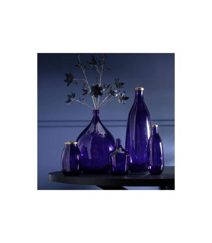 Vase Déco en Verre Mandie 75cm Mauve