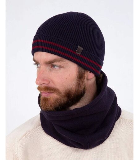 Isotoner Tour de cou homme doublé polaire, cordon ajustable