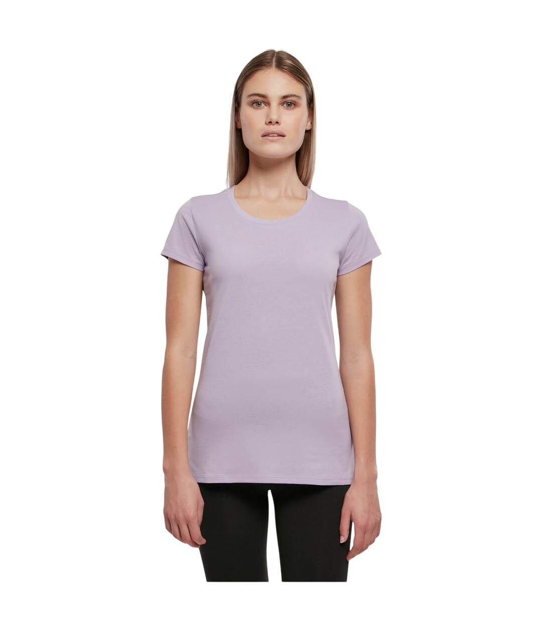 T-shirt Basique Pour Femmes/femmes Lilas Build Your Brand-2