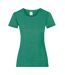 Fruit Of The Loom - T-shirt manches courtes - Femme (Vert chiné) - UTBC1354