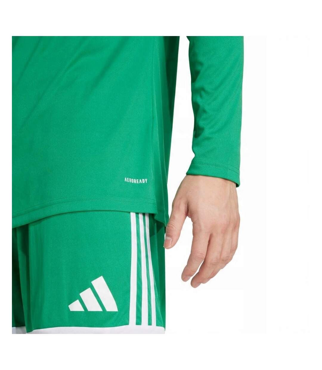 T-shirt Manches Longues Squadra Homme Vert Adidas-4