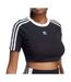 T-Shirt noir femme adidas 3 s baby-1