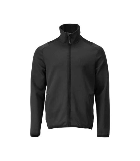 Mens Customised Full Zip Fleece Jacket Black Mascot