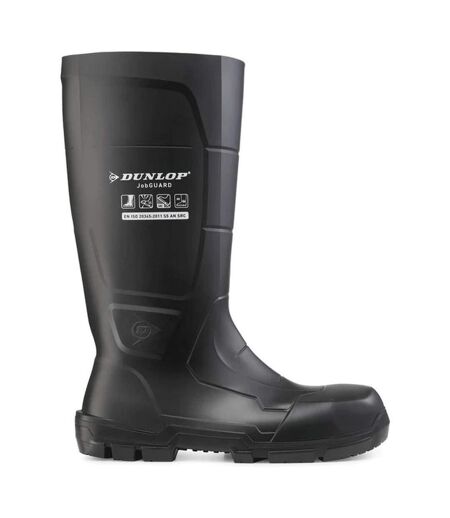 Unisex adult jobguard safety wellington boots black Dunlop