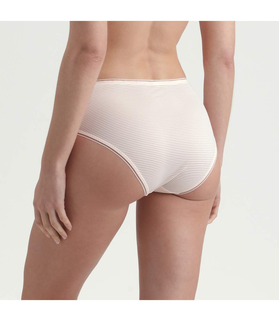Culotte taille haute à rayures Dim x Inès de La Fressange,-2