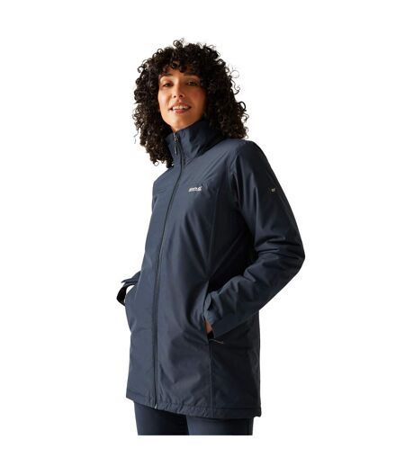 Veste Imperméable Isolante À Capuche Tamlin Femme Bleu Marine Foncé Regatta