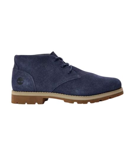 Mens Suede Waterproof Chukka Boots Navy Timberland