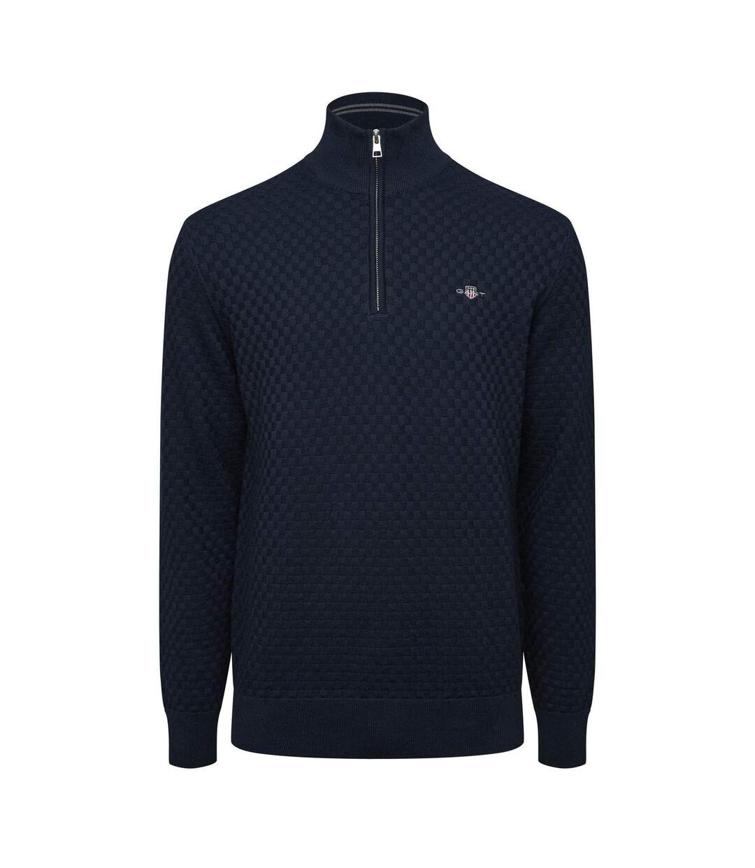 Sweat Motif/style À Carreaux Homme Rouge Gant-1