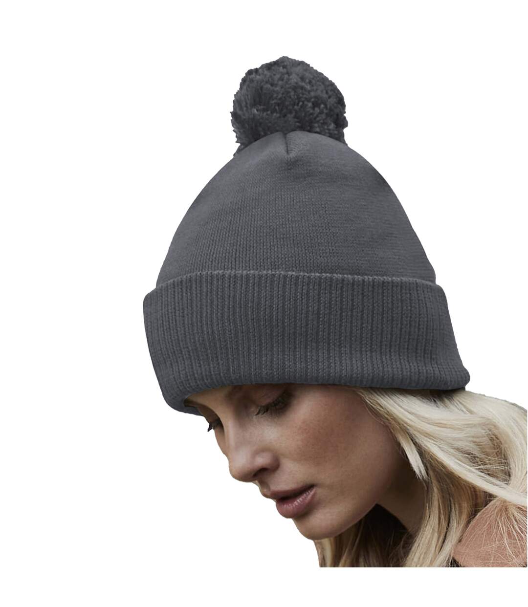 Beechfield Unisex Adult Snowstar Organic Cotton Beanie (Graphite Grey) - UTRW8277-2