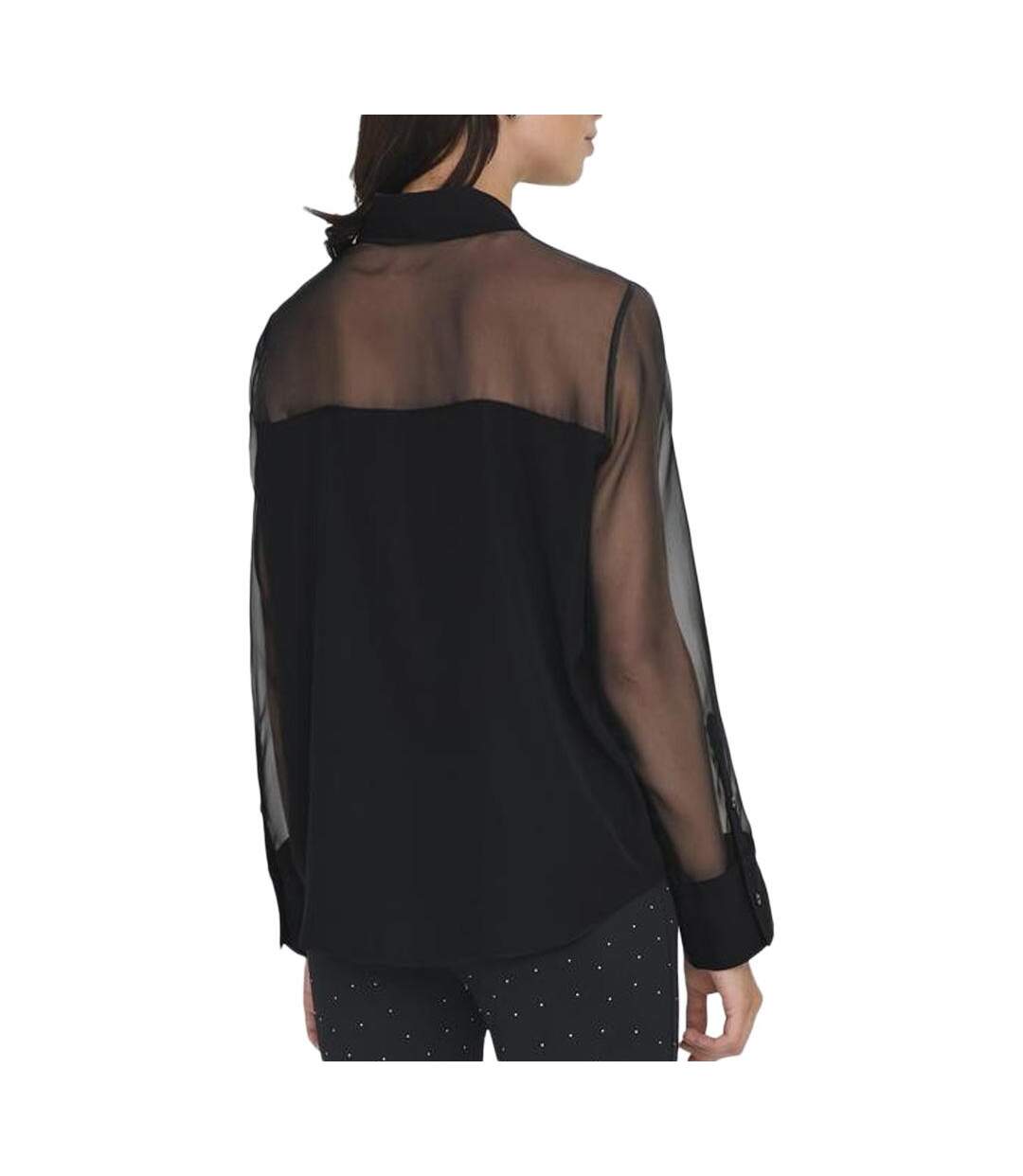Chemise noire femme jdy nana-2