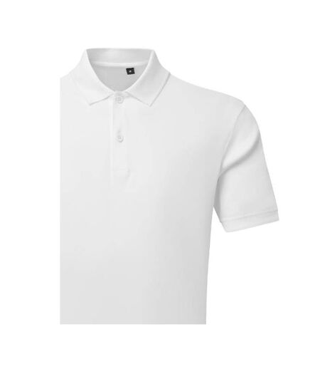 Polo Manches Courtes Motif/style Texturé Homme Blanc TriDri