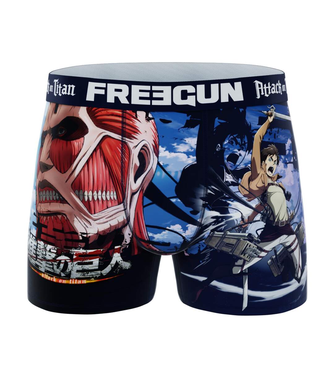 Lot de 3 boxers homme Attack On Titan Freegun-5