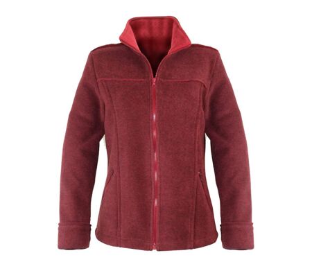 Veste Zippée Femme RIGA1B Bordeaux - Chaleur & Élégance (Mayflower)