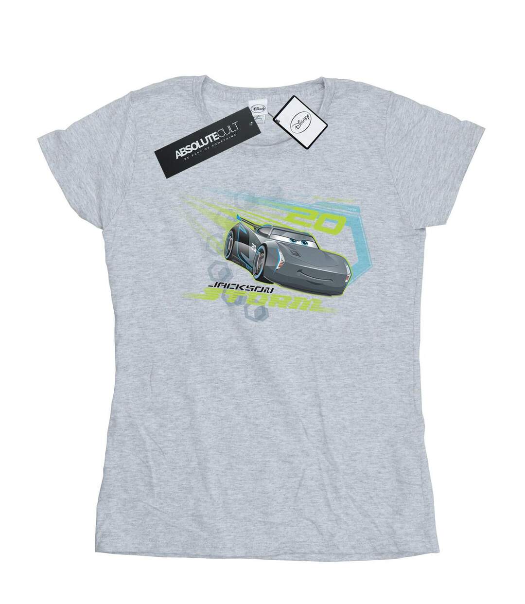 Disney - T-shirt CARS JACKSON STORM - Femme (Gris chiné) - UTBI13664-1