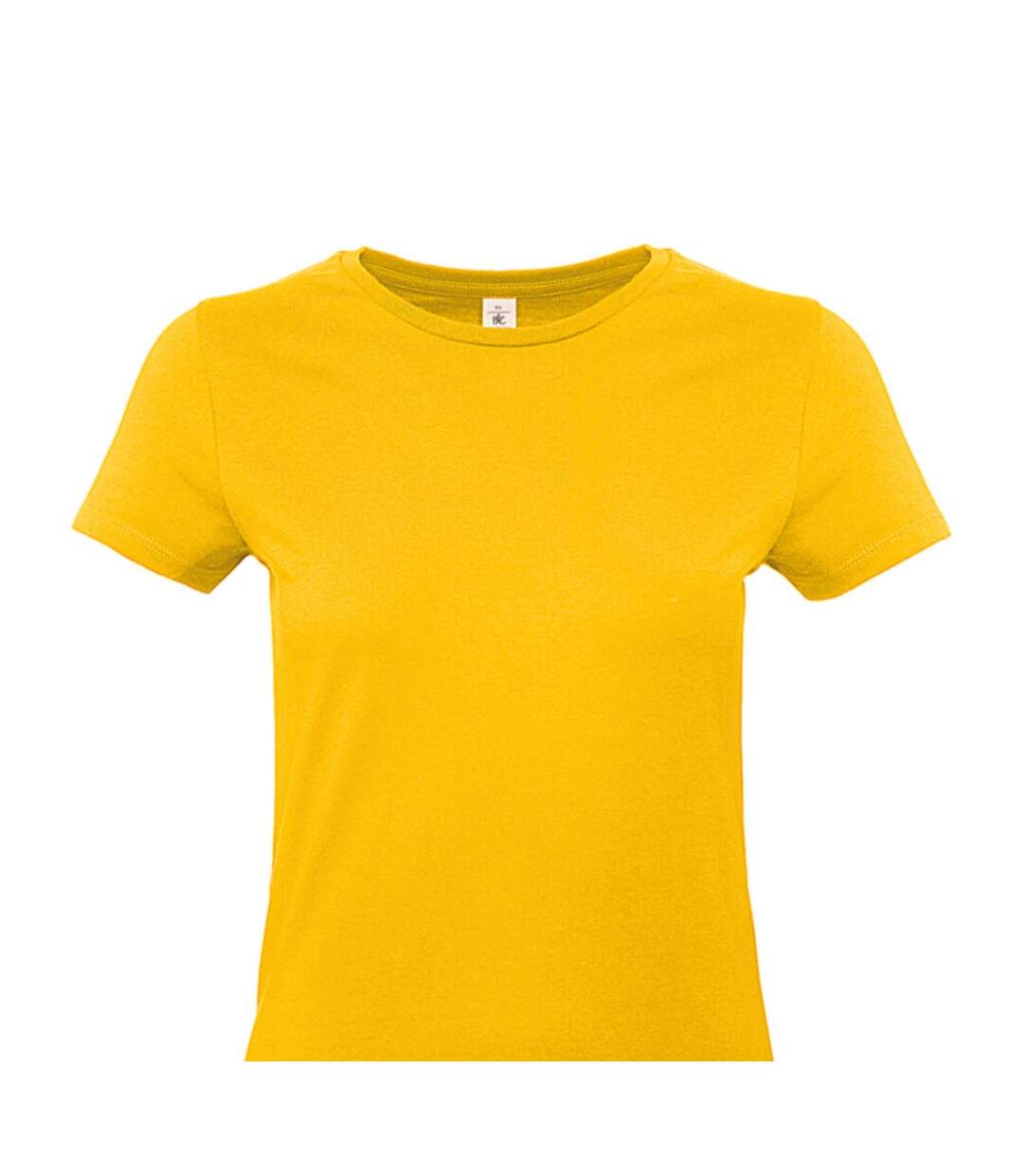 T-shirt #e190 Femme Jaune Or B&C-2