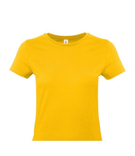 T-shirt #e190 Femme Jaune Or B&C