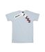 Disney Femme/Les femmes High School Musical The Musical EHS Logo Breast Print Coton Boyfriend T-Shirt (Blanc) - UTBI28236-1
