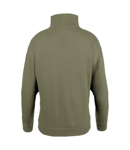 Womens/ladies Half Zip Sweatshirt Sage Jack Pyke