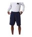 Mens Loungewear Fleece Shorts Blue Lacoste-4
